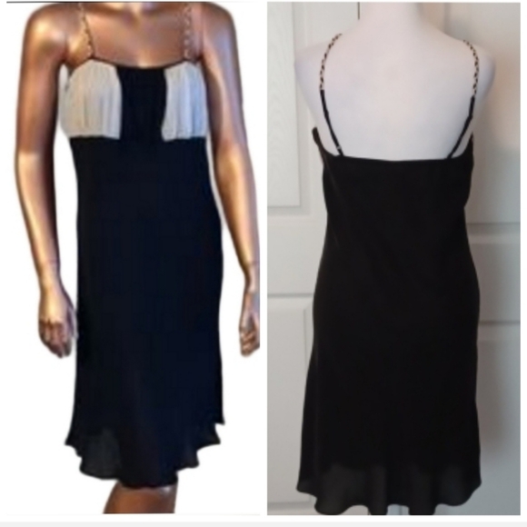 🌺Elegant Black and Cream Women's Slip - Picture 1 of 9